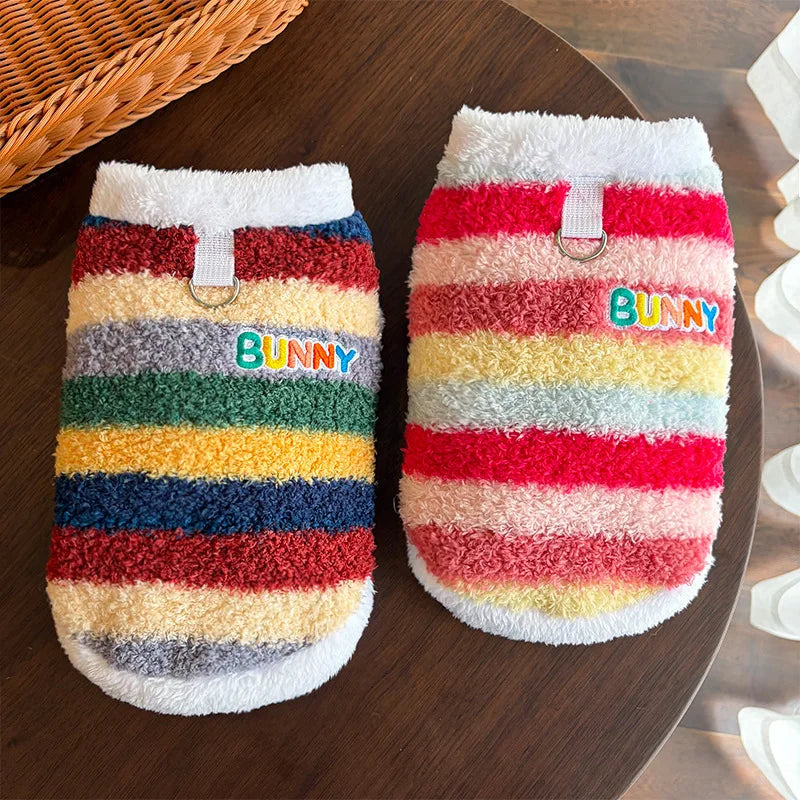 Pet Dog Clothes Soft Warm Fleece Dogs Jumpsuits Pet Clothing for Small Dogs Puppy Cats Clothes Chihuahua Yorkshire Costume Coat
