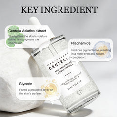 Centella Asiatica Tea Essence 55ml Soothing Skin Relief Hydrating Face Serum Calming Moisture Pores Face Care Essence