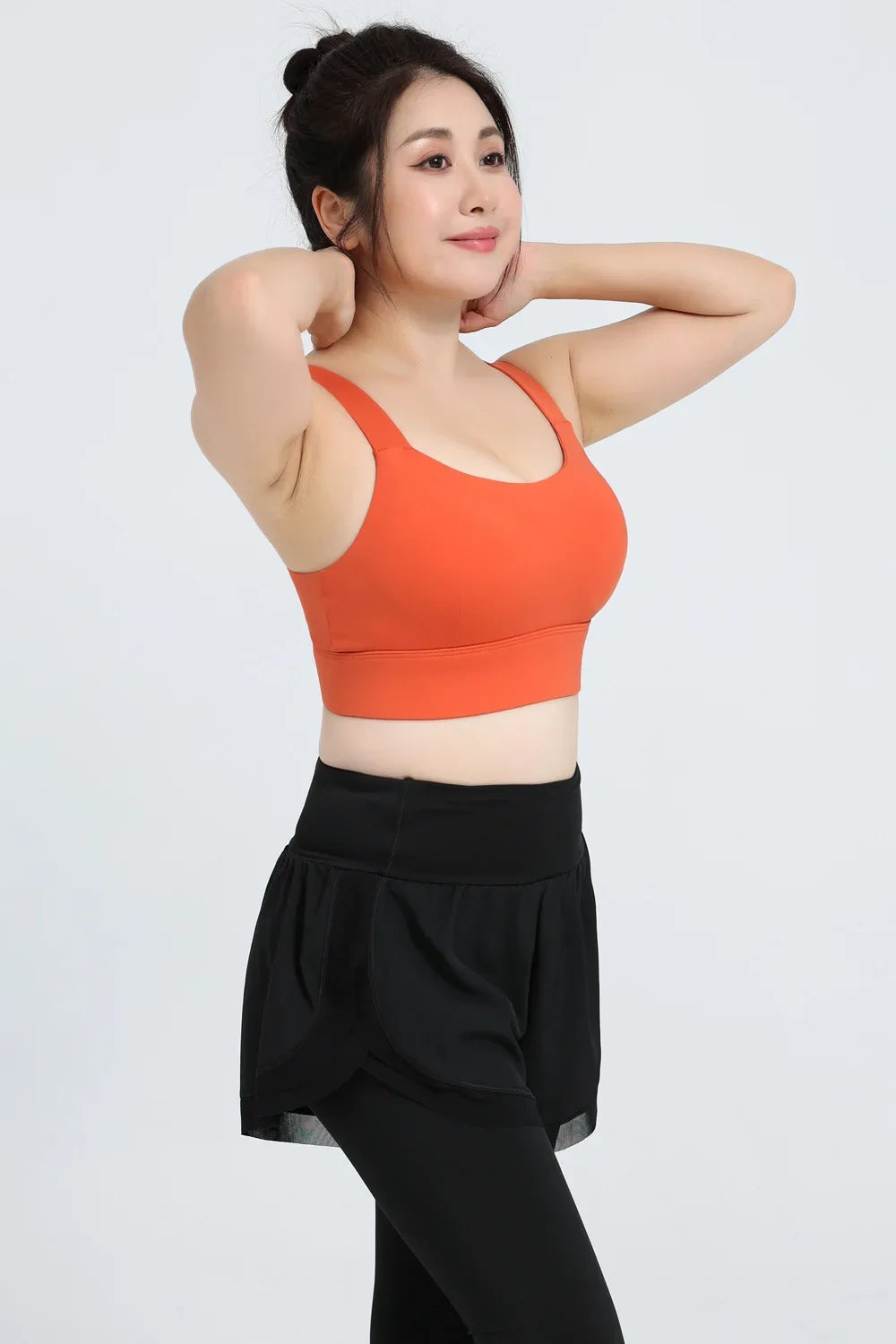 S-5XL High Impact Sports Bras for Women Push Up Sports Bra Racerback Sports Workout Bra Running Plus Size Bra
