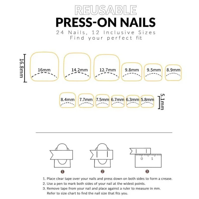 New 120Pes False Nails on Legs French Short Sguare Press on Toe Nails Foot False Nails Feet for Women JZJCDJ01