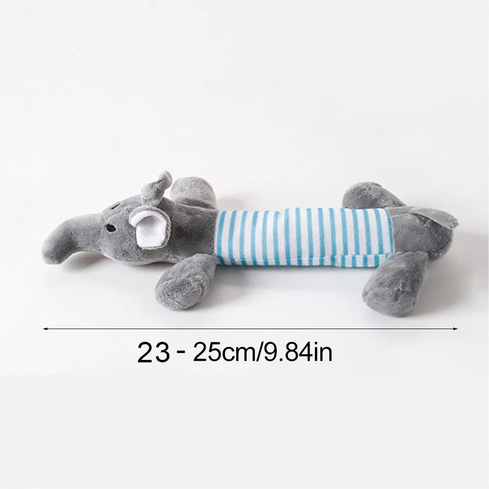 Stuffingless Crinkle Squeaker Dog Toy