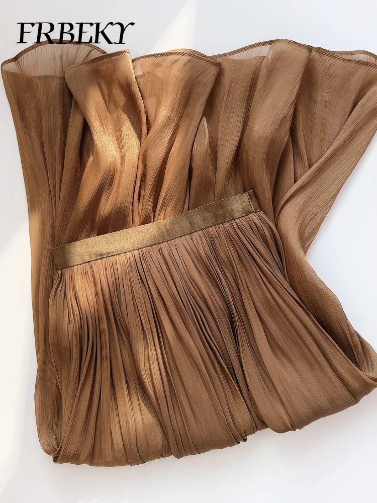TITLE: Sophisticated Style A Line Skirt