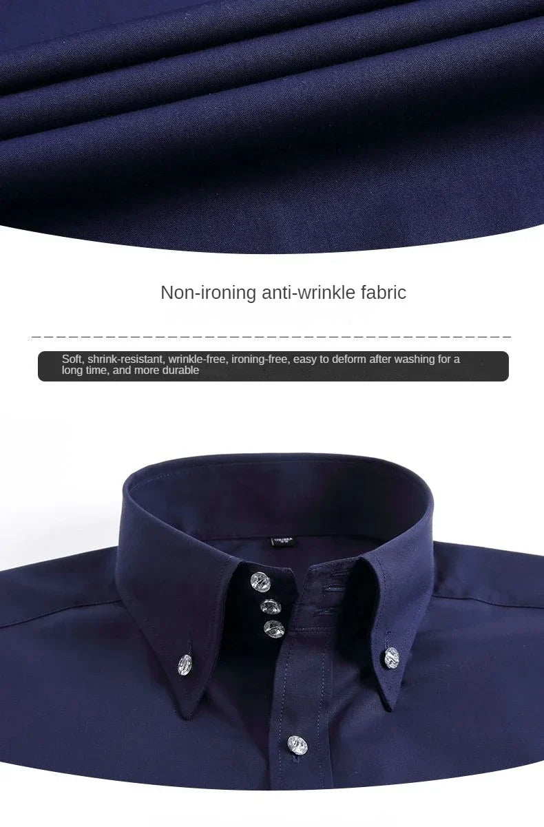 Korean Slim Non-Iron Dress Shirt
