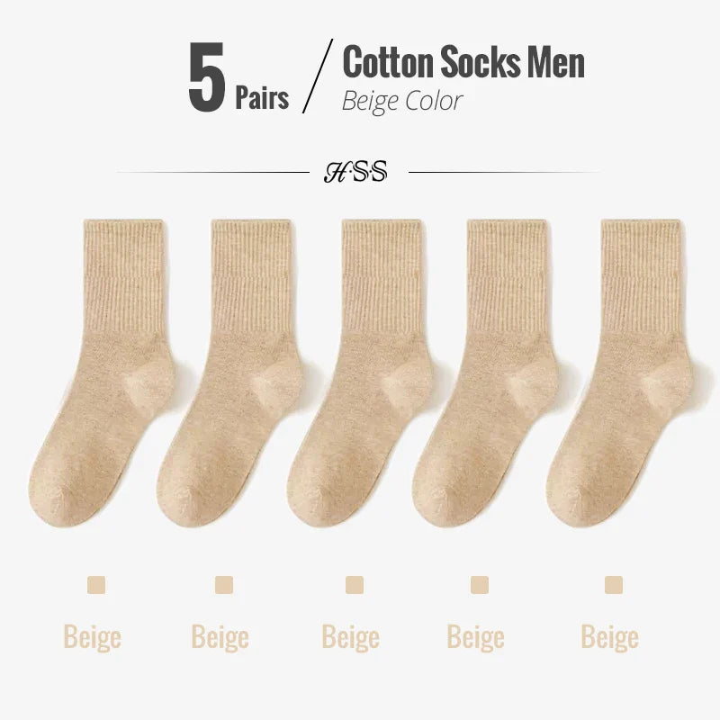 Combed Cotton Business Crew Socks