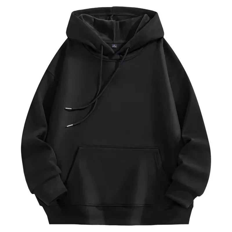 Soft and skin friendly hoodie men's solid color autumn and winter hot selling simple and comfortable sports shirt