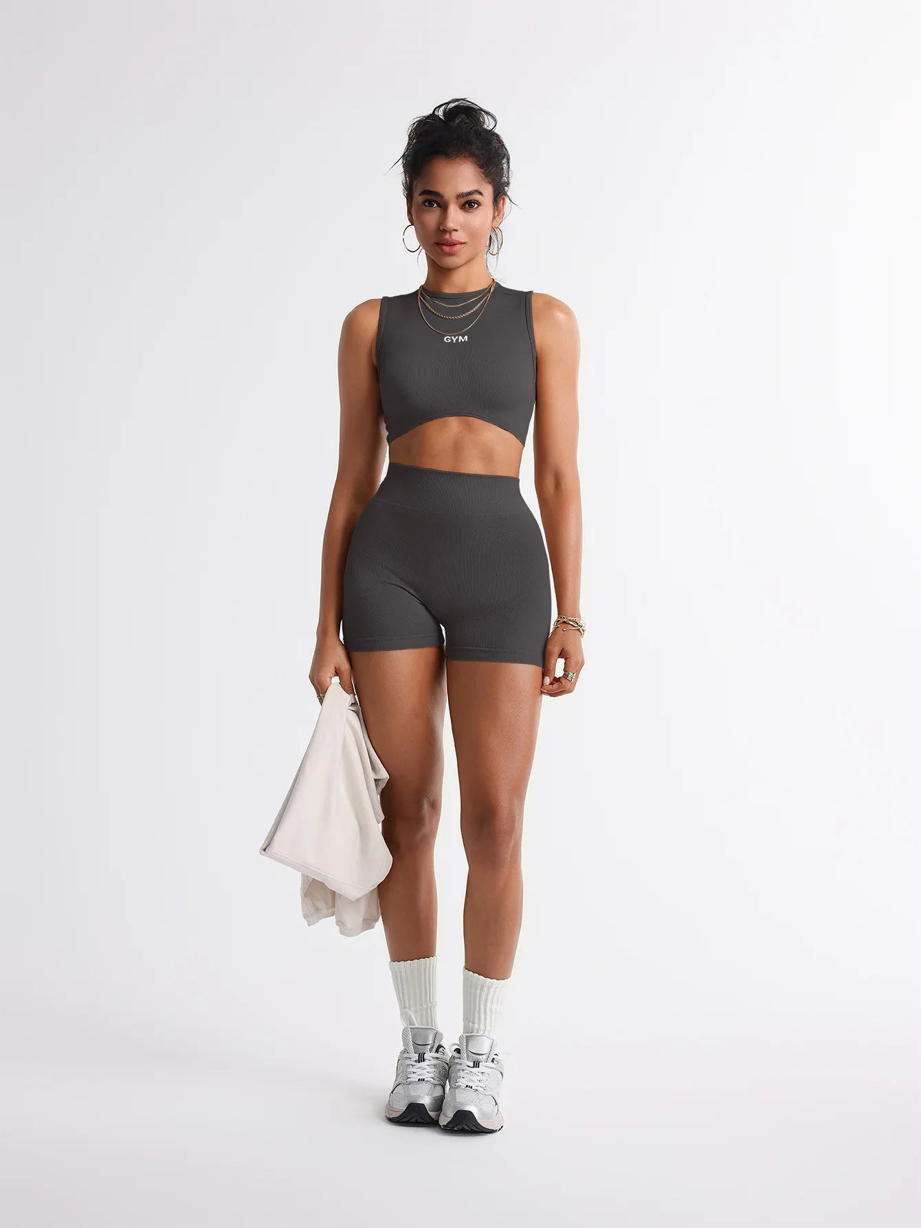 LEOSOXS 2pcs Seamless Yoga Set Gym Clothes Athletic Wear Yoga Suits Women Fitness Set Tracksuits Sports Bra Leggings Sportswear
