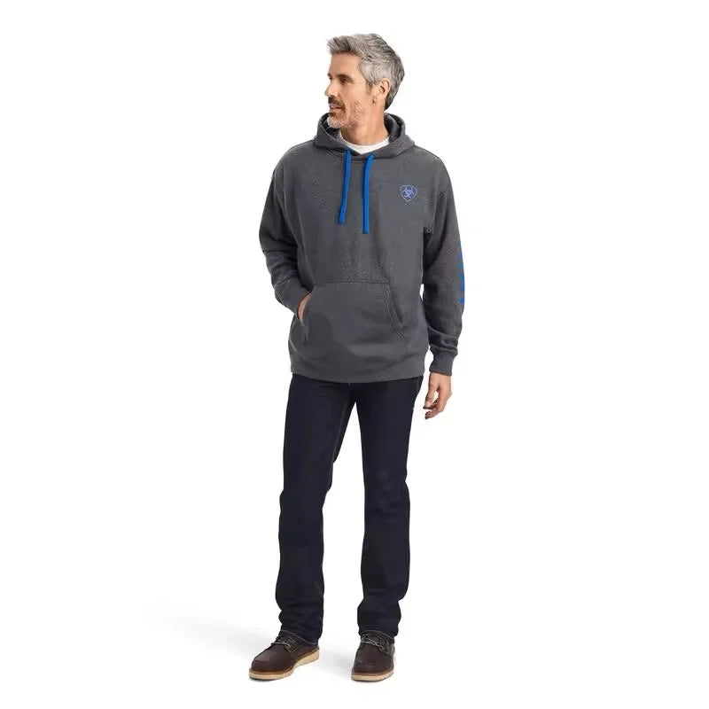 Men's Crew Neck Hoodie Printed Hoodie Trendy Sportswear Outdoor Sports Cotton Top Autumn and Winter Streetwear
