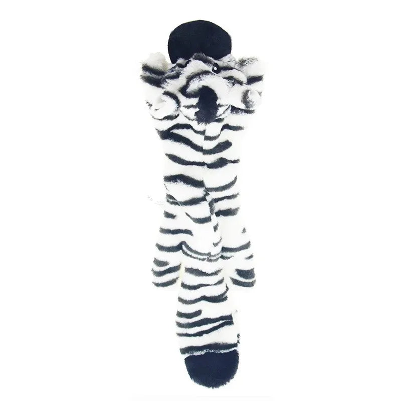 Stuffingless Crinkle Squeaker Dog Toy