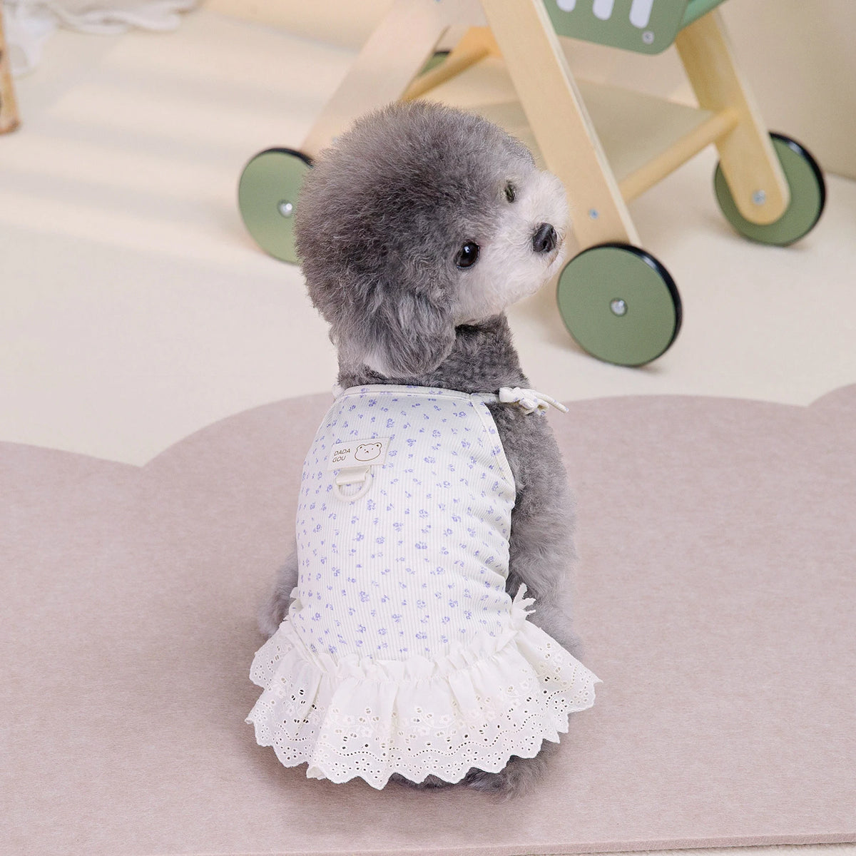 Floral Summer Dog Princess Skirt