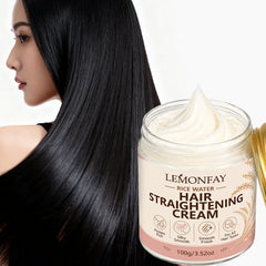 Hair Straightening Cream Smoothing Frizz Control Nourishing Repair Damaged Silky Hair Care Treatment