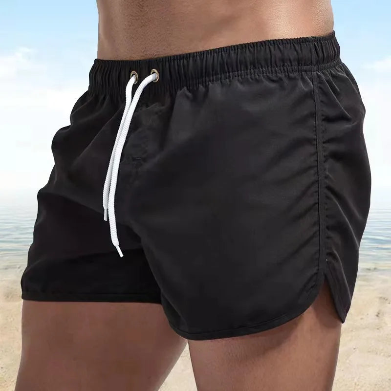Summer Casual Shorts Men Breathable Beach Shorts Ice Silk Comfortable Fitness Basketball Sports Short Pants Male Running Shorts
