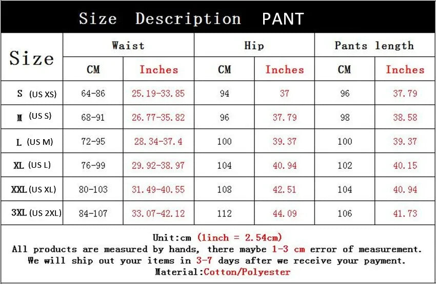 Streetwear Athletic Jogger Sweatpants