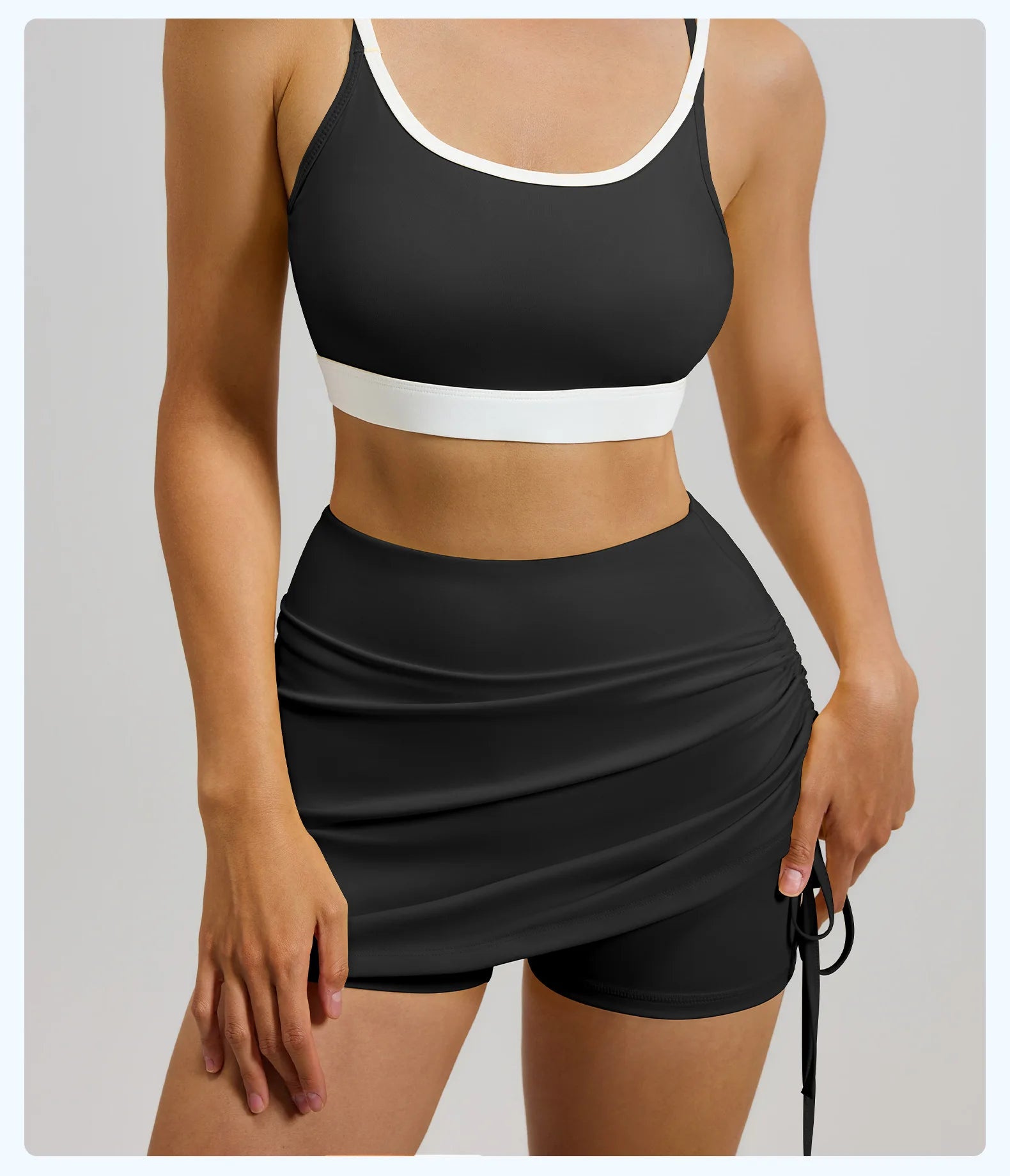High Elastic Sports Skirt Shorts
