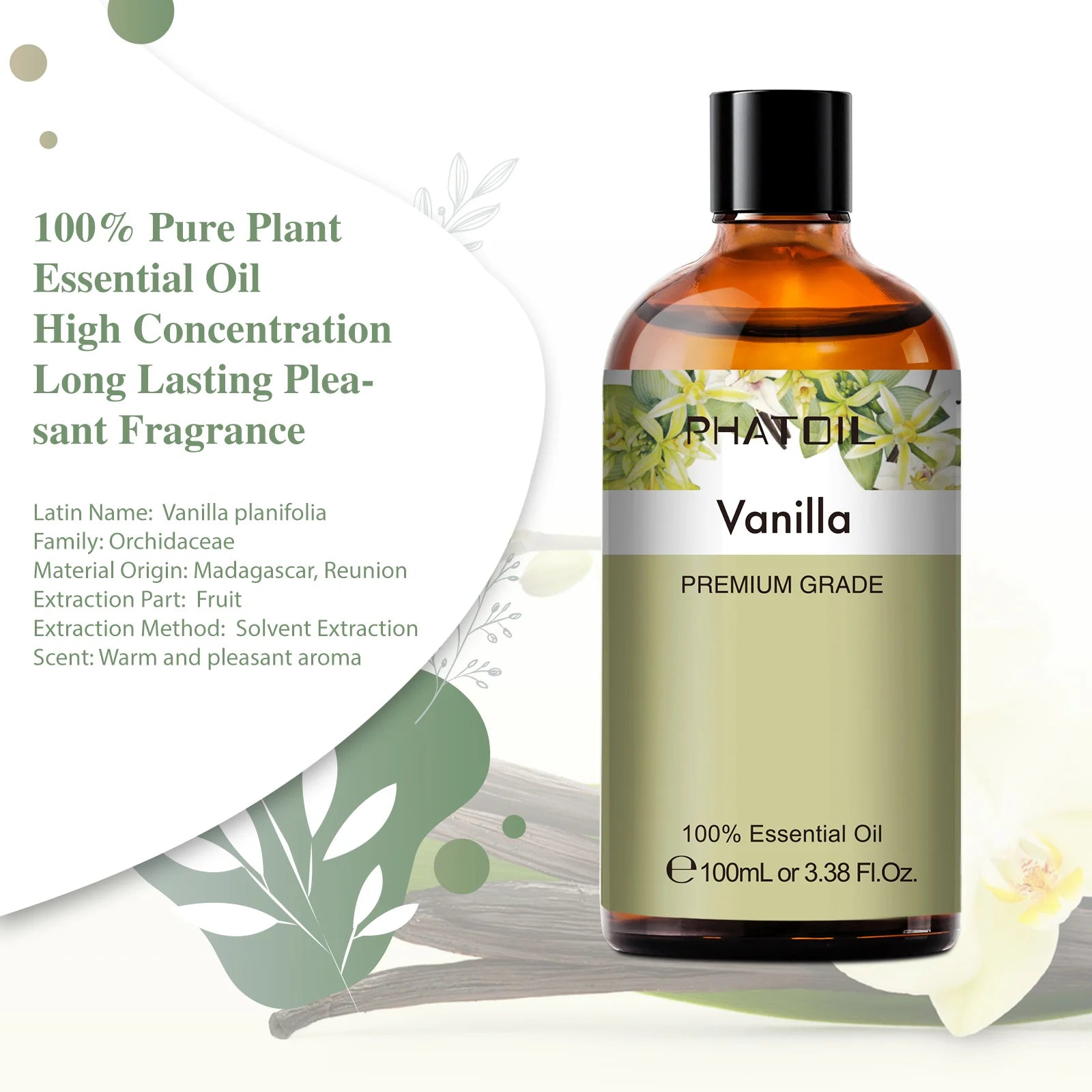 Pure Botanical Aromatherapy Essential Oil