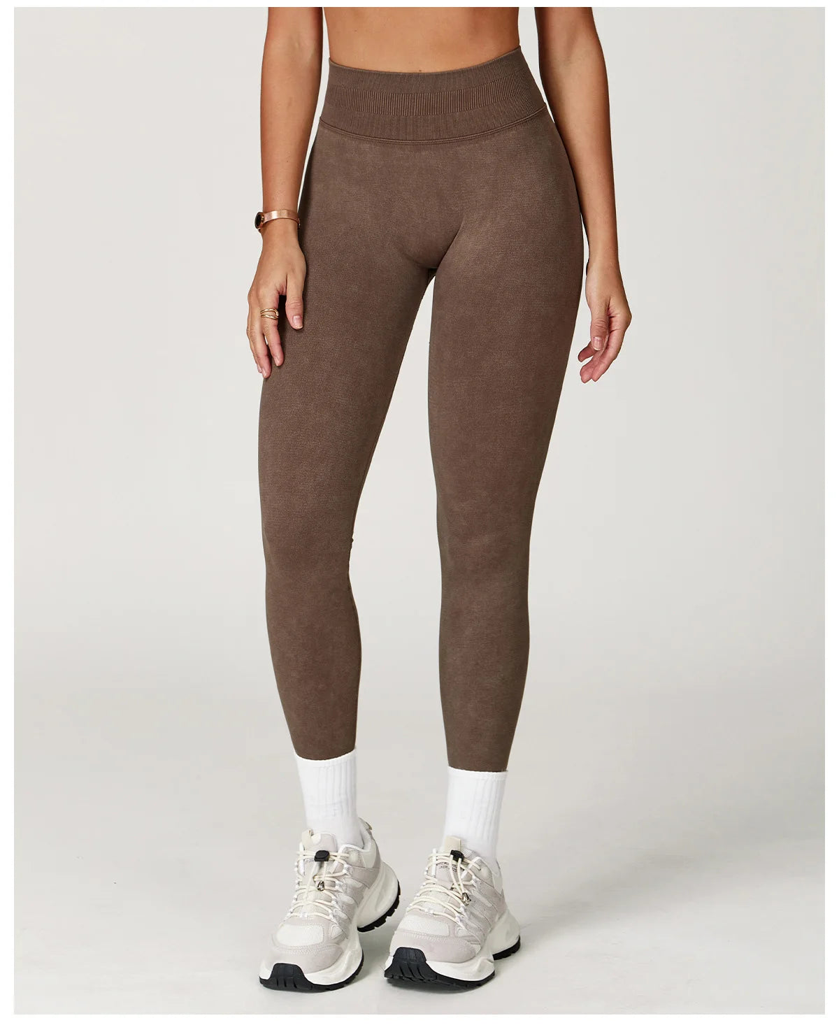 Solid Color Women Yoga Pants High Waist Stretch Gym Leggings Fitness Running Trousers