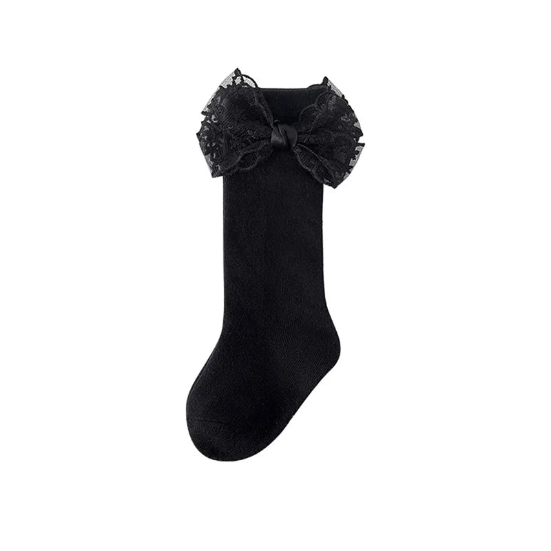 Baby Girl Lace Knee Socks
