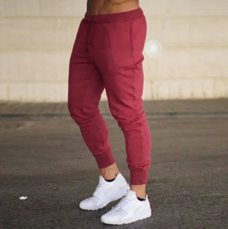 Mens Joggers Casual Pants Fitness Men Sportswear Tracksuit Bottoms Skinny Sweatpants Trousers Black Gyms Jogger Track Pants