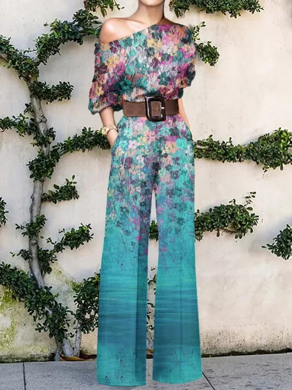 Chic Wide Leg Spring Jumpsuit