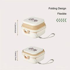 2-in-1 Portable Dog Bowls Pet Dancer Dog Bowl Durable PP Material Leak-Proof Lid Food Water Feeder for Dogs Pet Bowl 400ml
