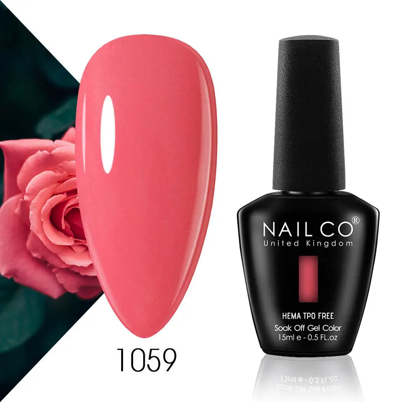 NAILCO 15ml Nail Gel Polish Semi Permanent UV Varnish Nails Art Gel Vernis Manicure TOP BASE Nails Products Supplies Equipment