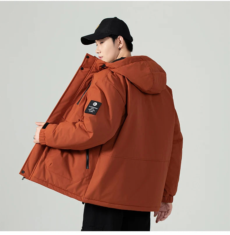 Thick Hooded Hiking Jacket