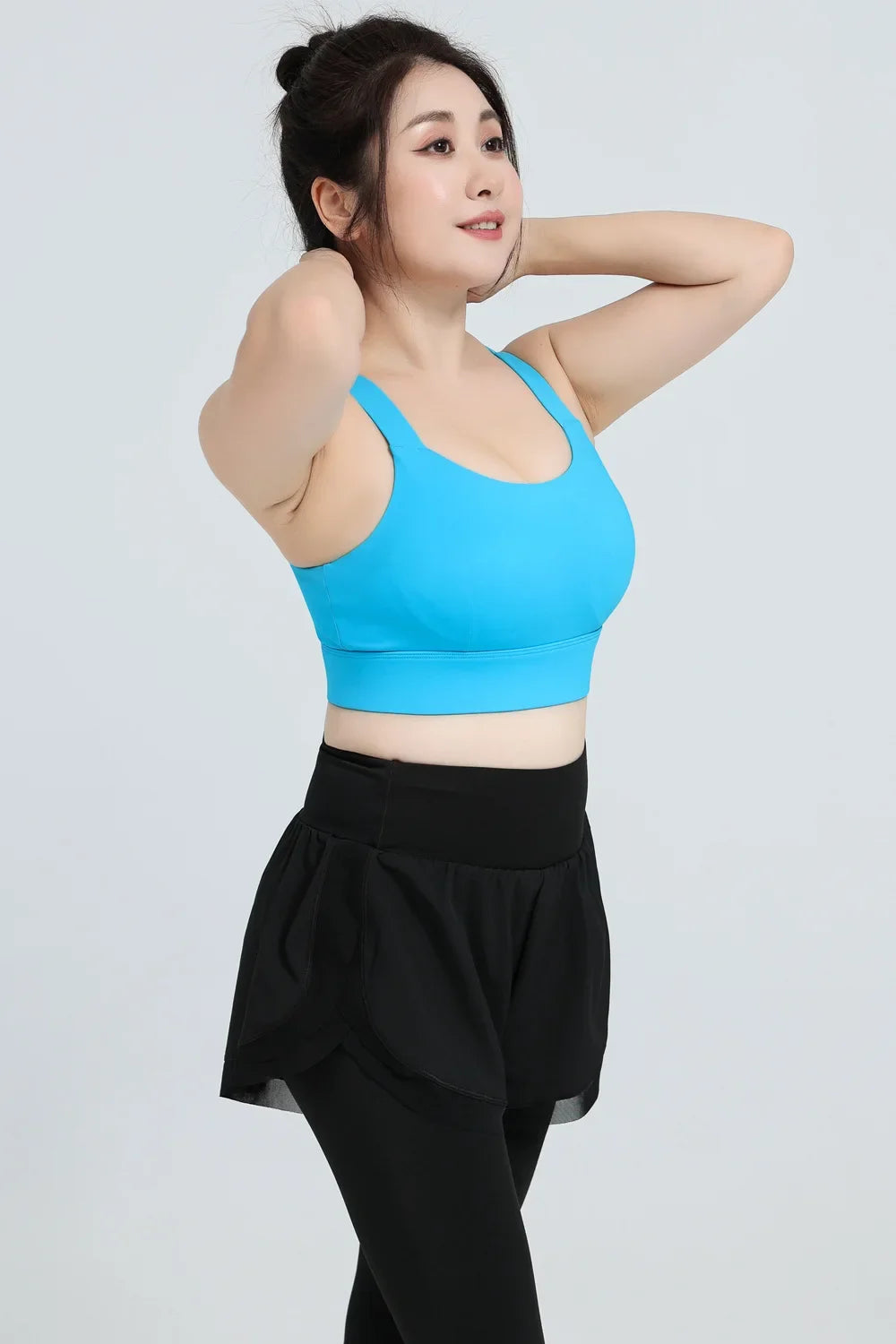 S-5XL High Impact Sports Bras for Women Push Up Sports Bra Racerback Sports Workout Bra Running Plus Size Bra