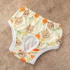 Pet Safety Pants Dog Physiological Pants Puppy Menstrual Sanitary Pants Aunt Pants Anti-harassment Printed Cute Underwear