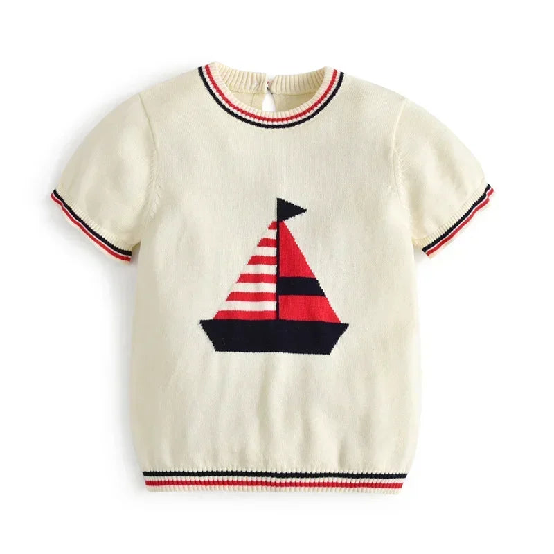 Knitted Summer Baby Boy Set