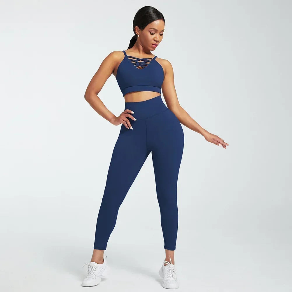 Ensemble Female 3 Pieces Yoga Set Gym Workout Clothes for Women Sport Long Sleeve Hoodie Sweater Active Wear Sport Set Tracksuit