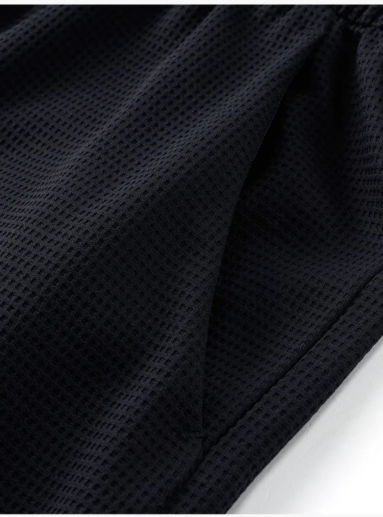 RIGORER 2026 New Straight Joggers Men Jogging Sweatpants Sportswear Knit Tracksuit Sports Pants Trousers Wide Leg Clothing