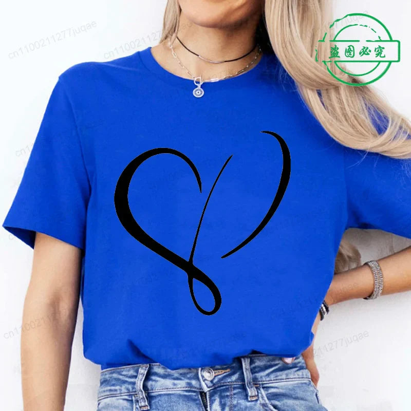 Red Heart Graphic Casual Tee