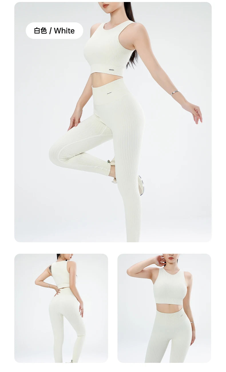 Women Yoga Set Buttery Soft Workout Clothing Gym Wear High Waist Leggings Crop Sports Bra 2 Piece Fitness Sports Suits