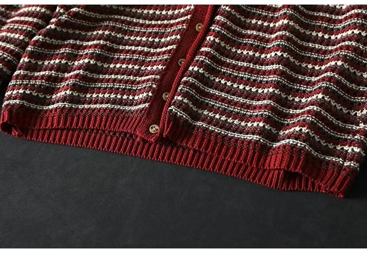 Loose Knit Winter Cardigan Sweater