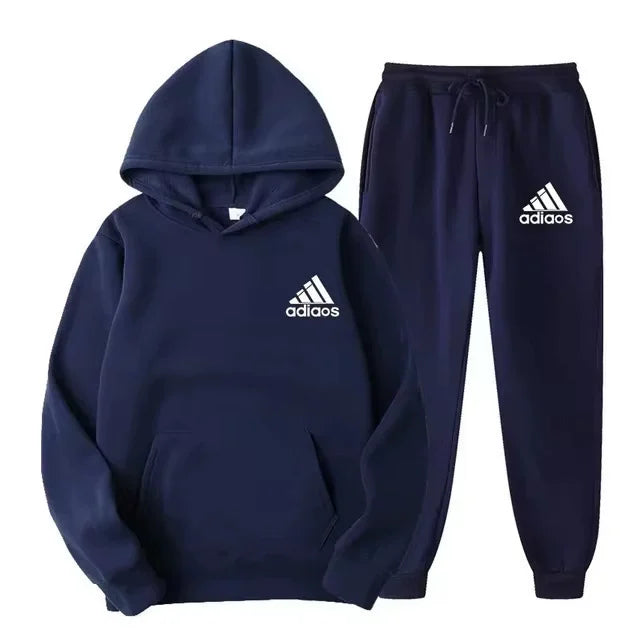 Casual Hooded Pullover Set