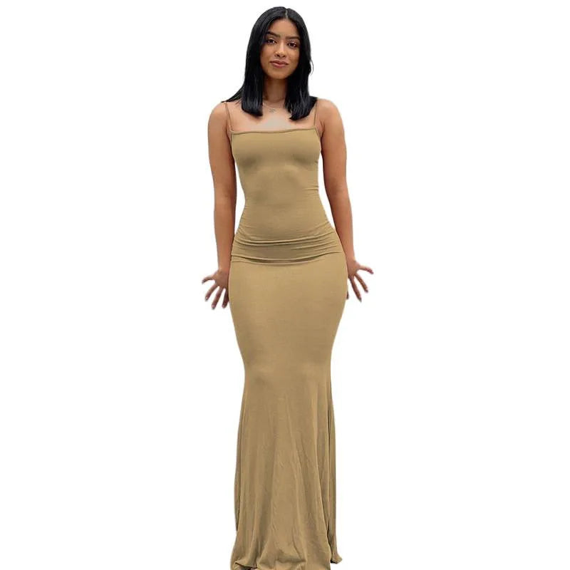 Elegant Mermaid Evening Maxi Dress