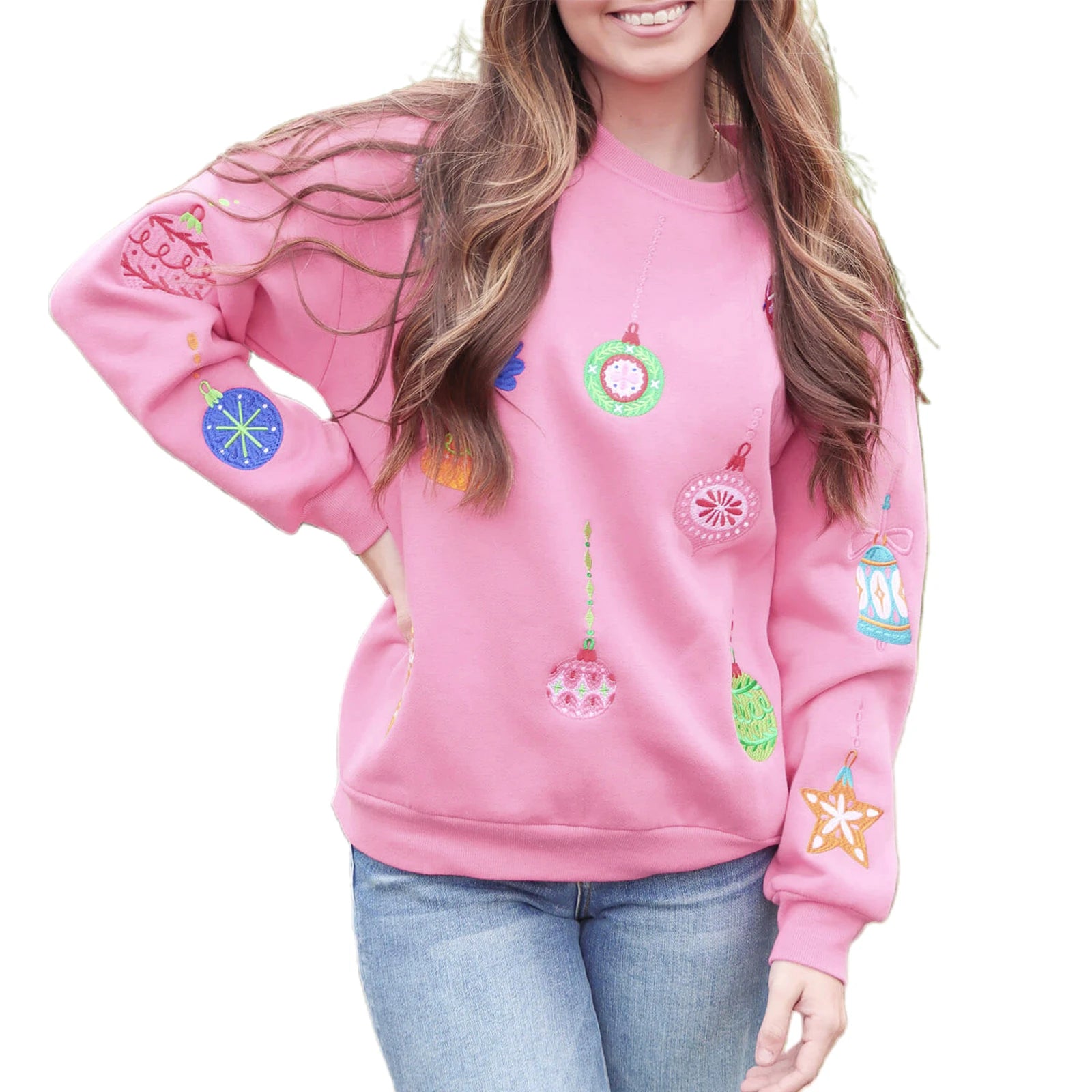 Reindeer Knit Holiday Pullover