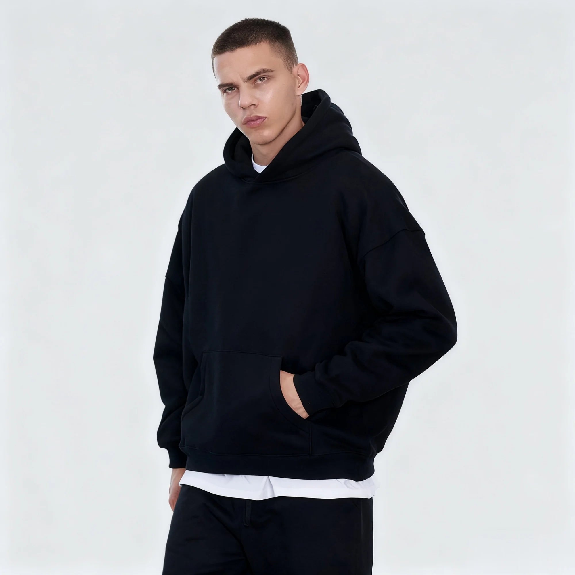 Oversized Aesthetic Cotton Winter Hoodie