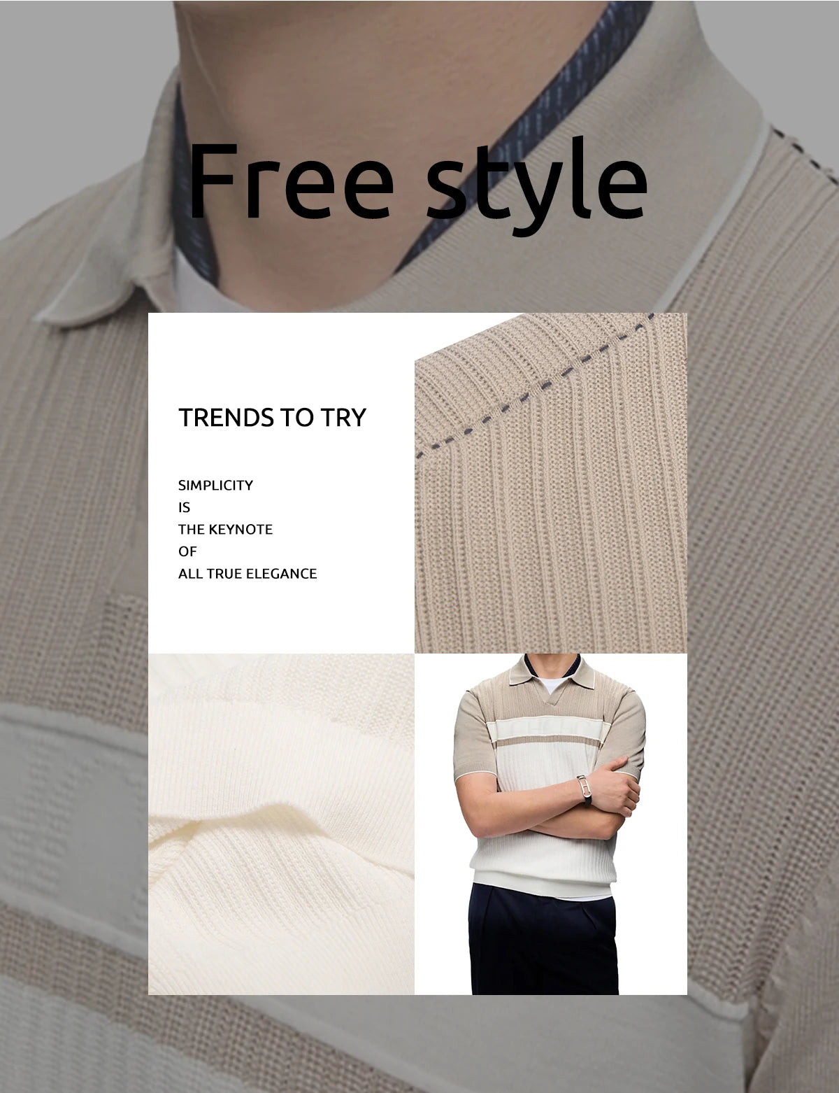 Cotton Patchwork Casual Summer Polo