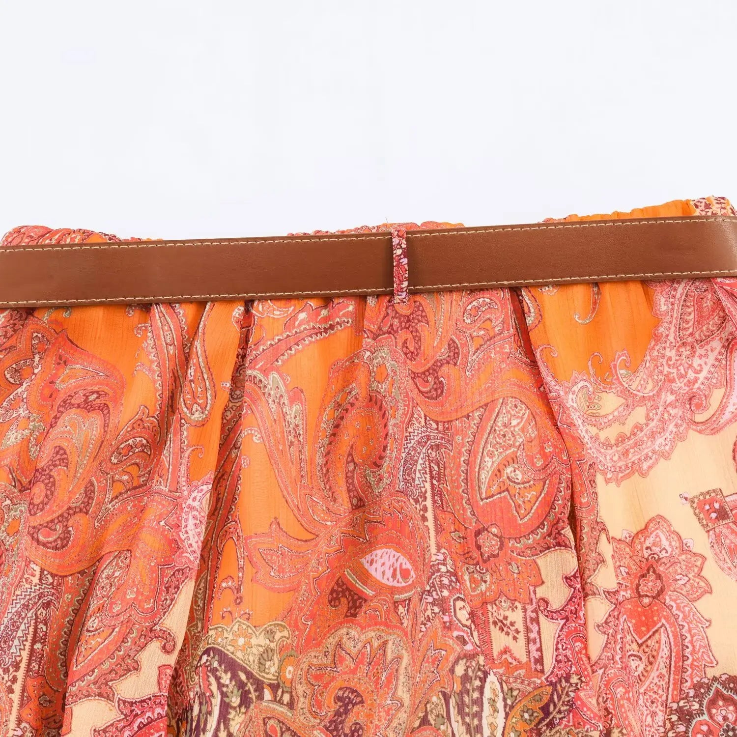 Summer Skirts Women's 2026 New Fashion Print Unique Women's High Waist Skirts Chic Youth Summer Travel Holiday Street Skirts