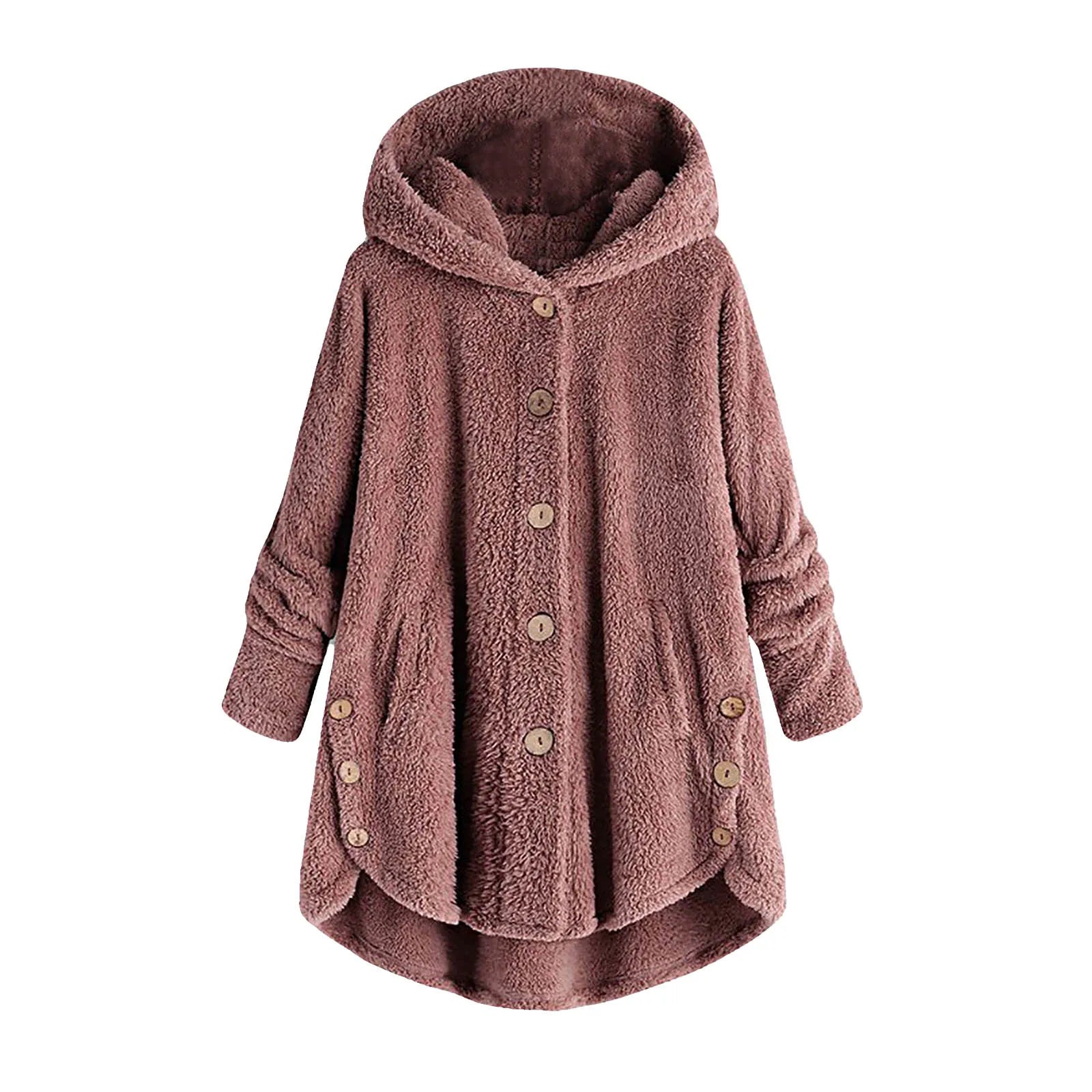 Plush Wool Blend Winter Coat