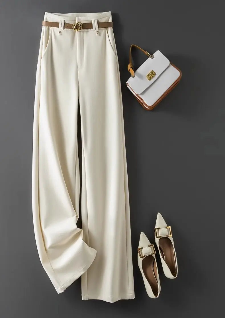 Fluid Wide Leg Office Slacks