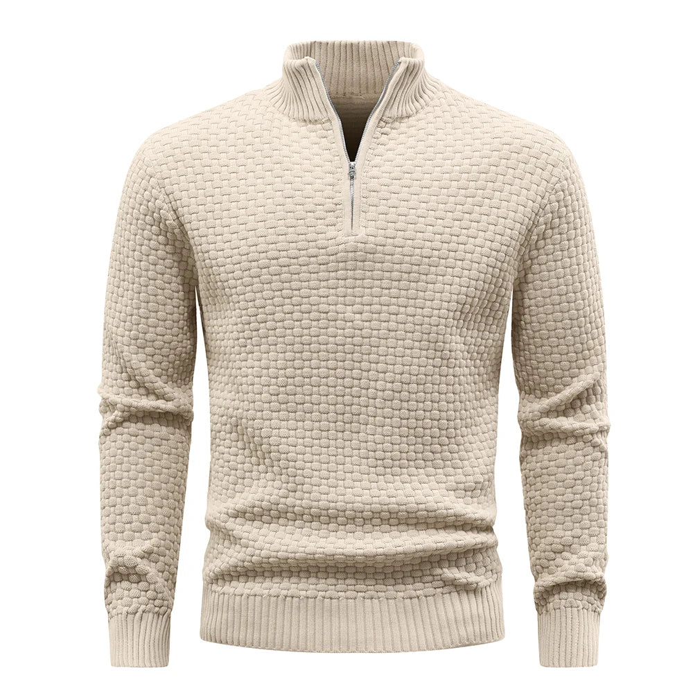 Quarter Zip Knit Pullover