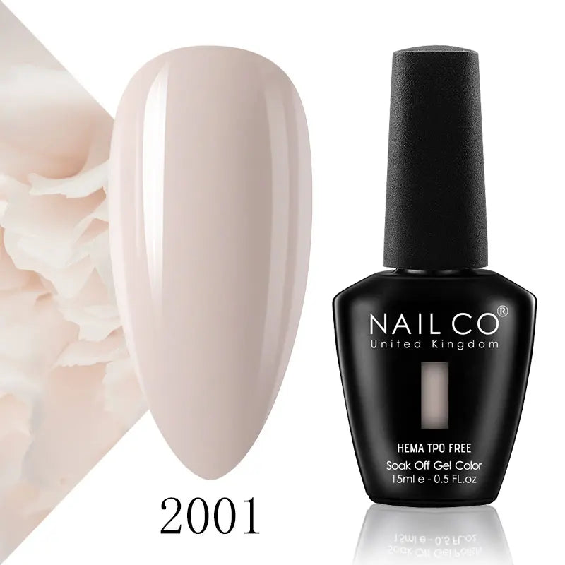 NAILCO 15ml Nail Gel Polish Semi Permanent UV Varnish Nails Art Gel Vernis Manicure TOP BASE Nails Products Supplies Equipment