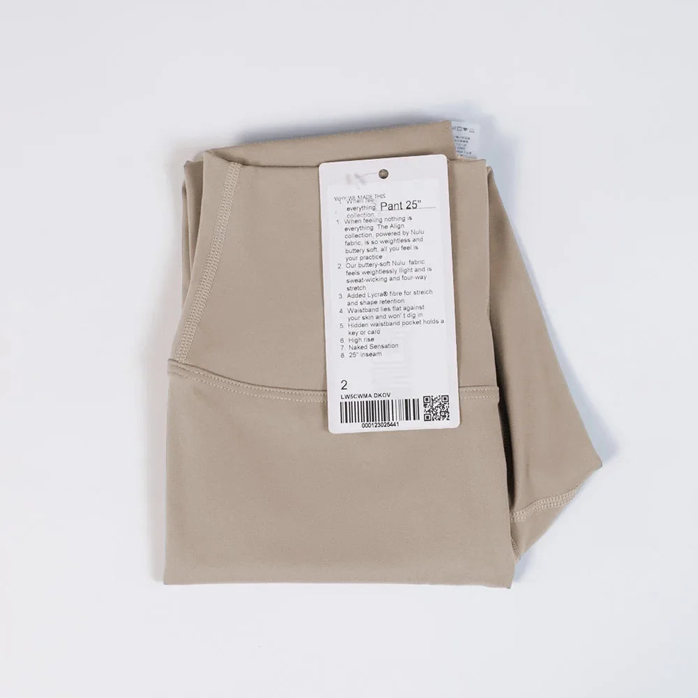2026 Yoga clothes with high elasticity, no awkward lines, cropped pants, quick drying, women's hip lifting, tight pants