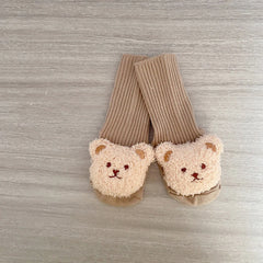 Cartoon Bear Infant Knit Socks