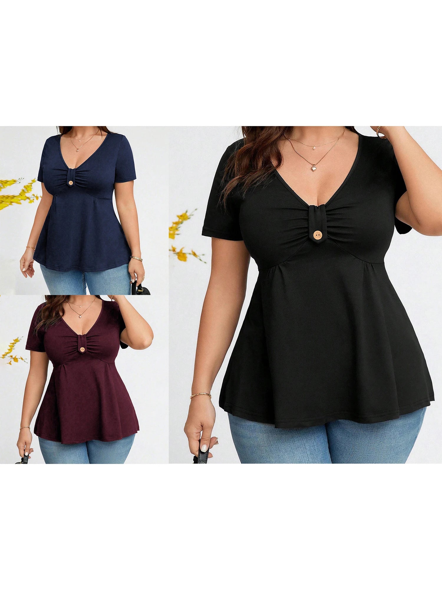 Velvet Slash Neck Top