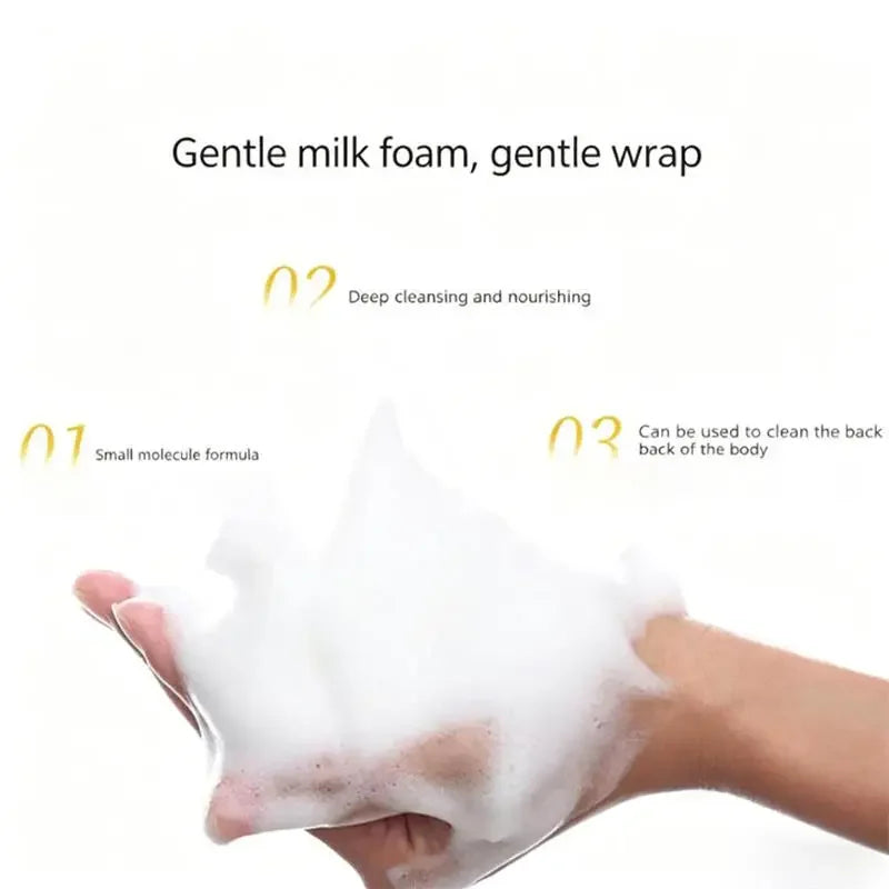 Herbal Coconut Oil Seven Seed White Handmade Soap Glycerol Formula Whole Body Cleaning Soap Natural Gentle Cleansing Bath 2-in-1