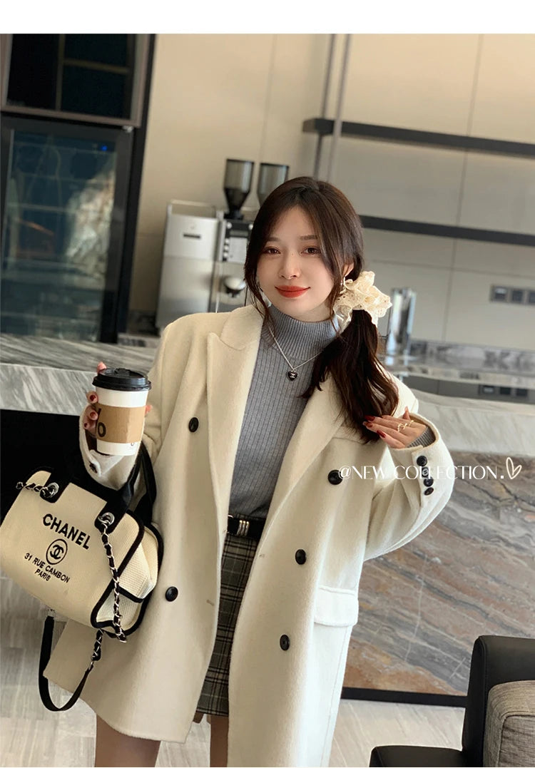 Thermal Turtleneck Fleece Knit Pullover