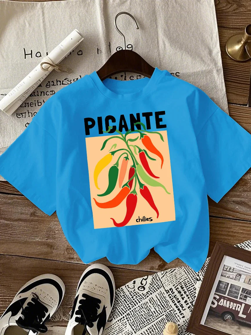 Picante Chillies Streetwear Cotton Tee