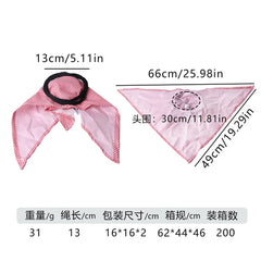 Pet Headscarf Fun Costume for Party Role Play Gathering Photo Cute Hat Pet Accessories for Small Cats Dogs Decoration Cat Hat
